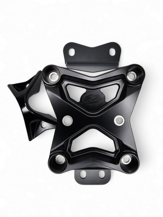 Elektric Offroad 2022+ Can Am X3 Maverick 10 Bolt Radius Rod Plate With Pull Hook (Black)