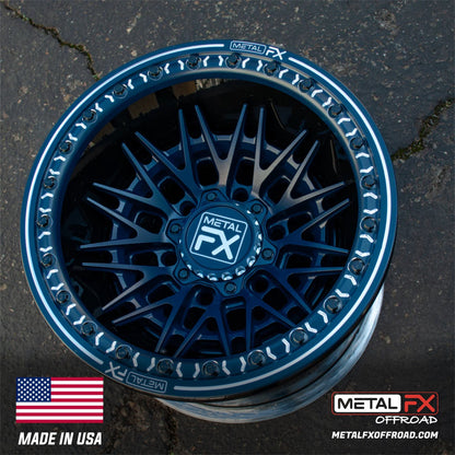 Metal FX Offroad Fang 6R Forged 3-Piece Beadlock UTV Wheel