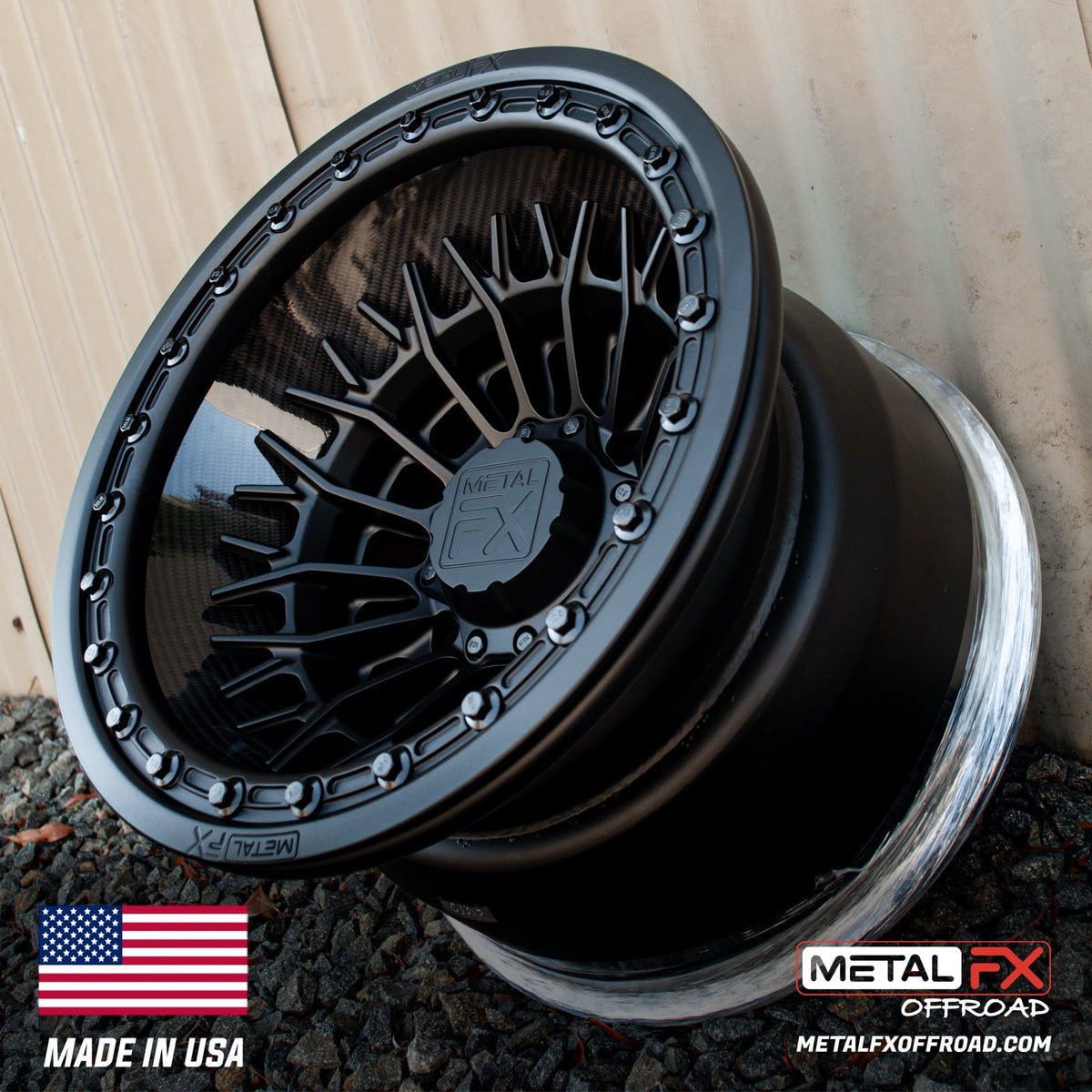 Metal FX Offroad Falcon Forged 3-Piece Beadlock UTV Wheel