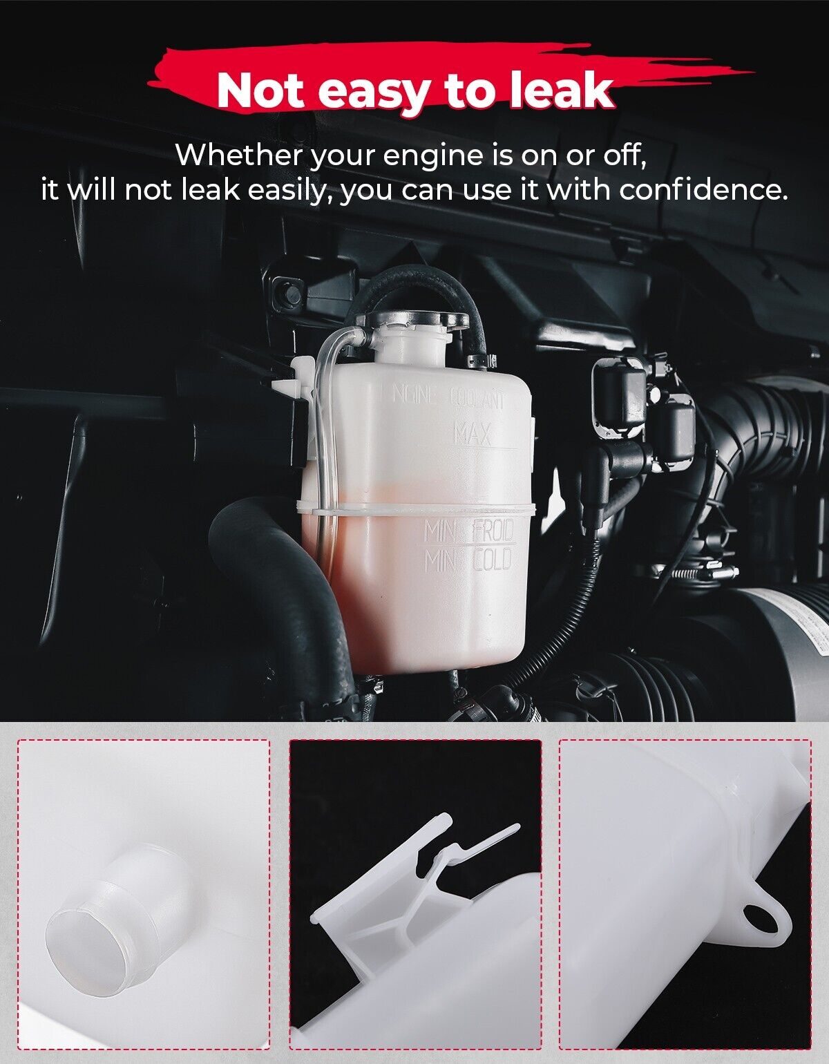 Coolant Reservoir Tank for Can-Am Maverick X3 Defender HD8/10 - Kemimoto