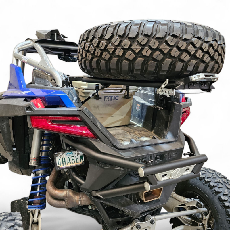 Elektric Offroad 2022+ Polaris RZR Pro R Amp Rear Tire Rack Bumper Combo