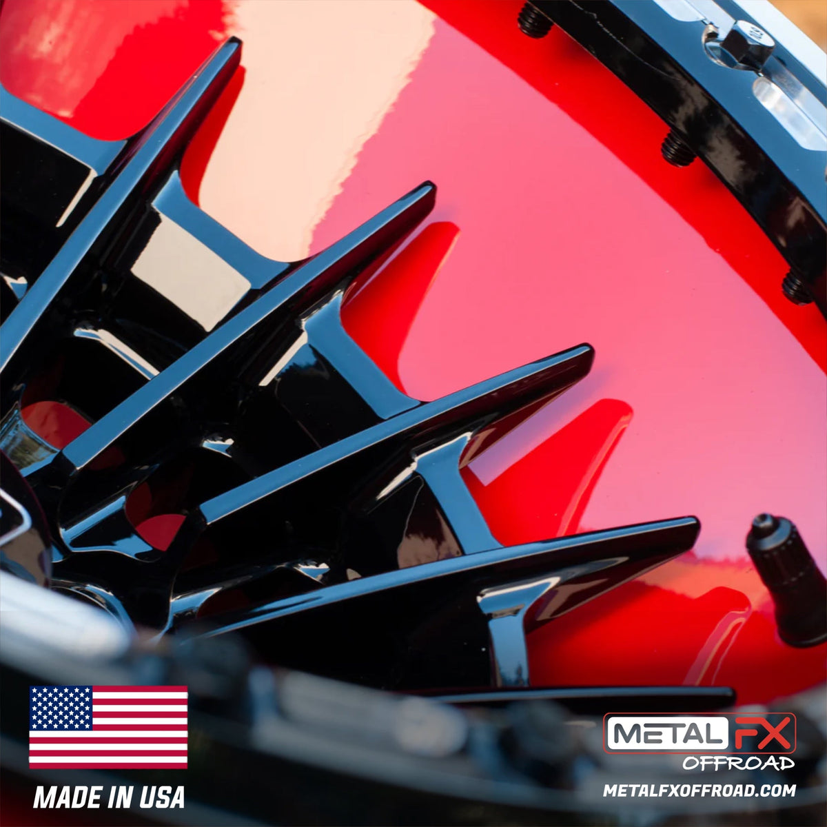 Metal FX Offroad Mobster 6R Forged 3-Piece Beadlock UTV Wheel
