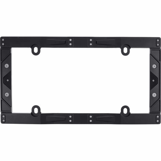 Industrial License Plate Frame, Matte Black