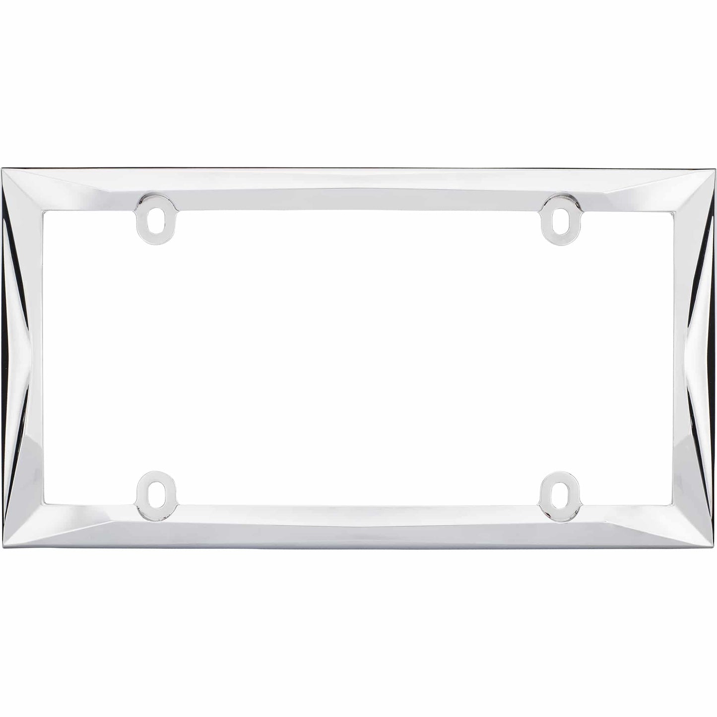 Contour License Plate Frame, Chrome