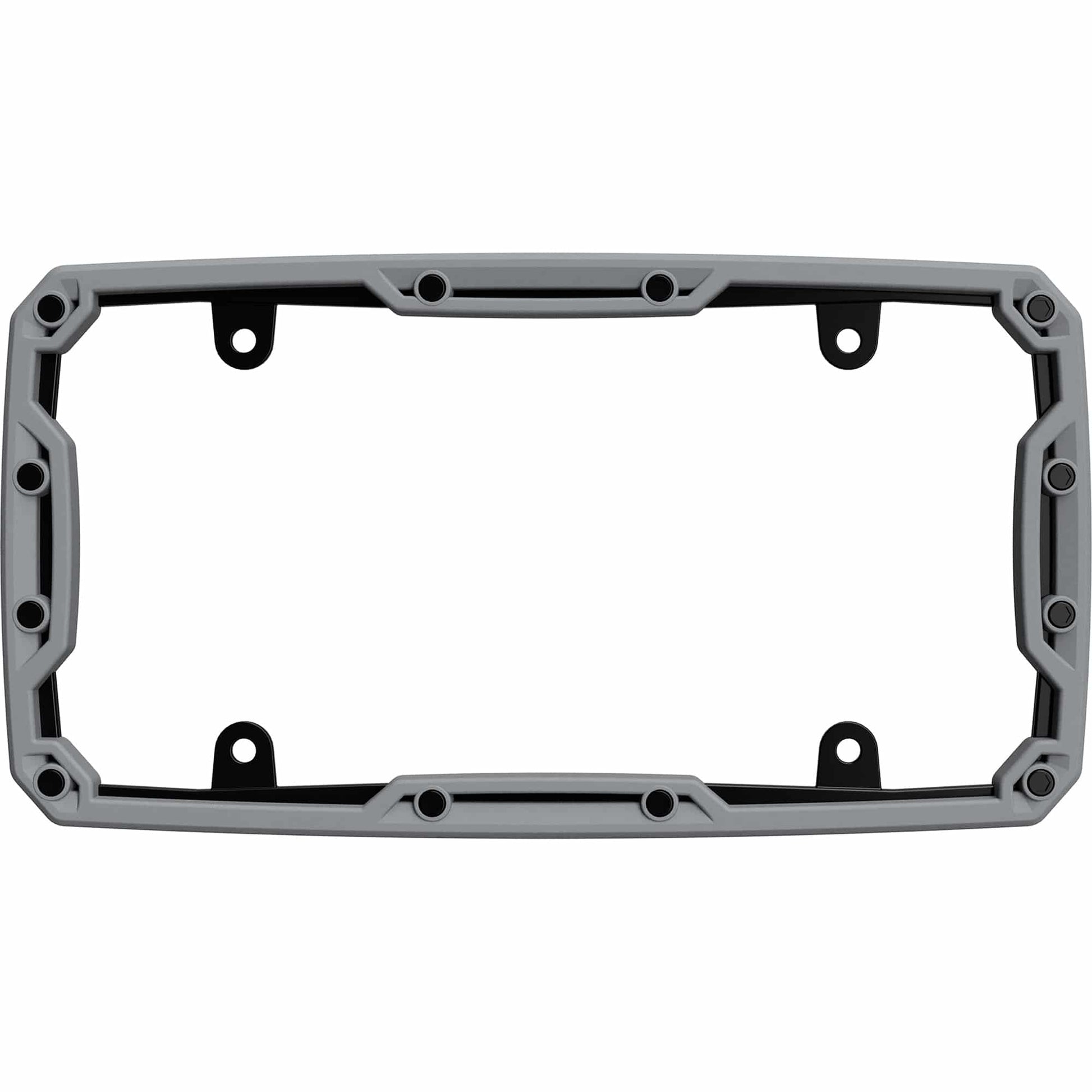 Beadlock License Plate Frame, Matte Gray/Black
