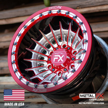 Metal FX Offroad Mobster 6R Forged 3-Piece Beadlock UTV Wheel