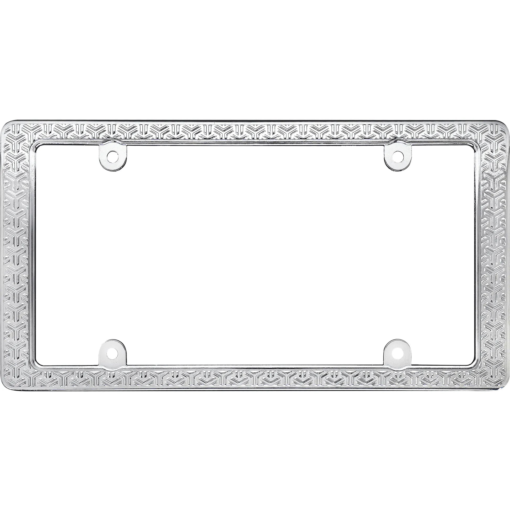 Triad License Plate Frame, Chrome