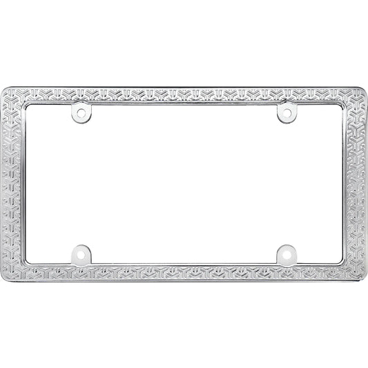 Triad License Plate Frame, Chrome