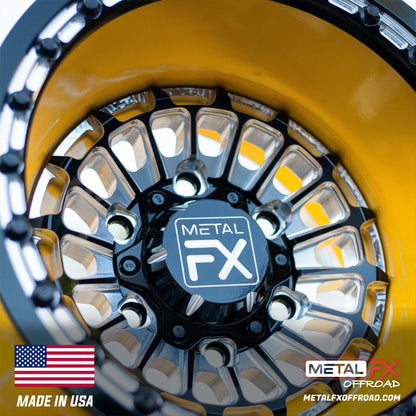Metal FX Offroad Delta 6R Forged 3-Piece Beadlock UTV Wheel