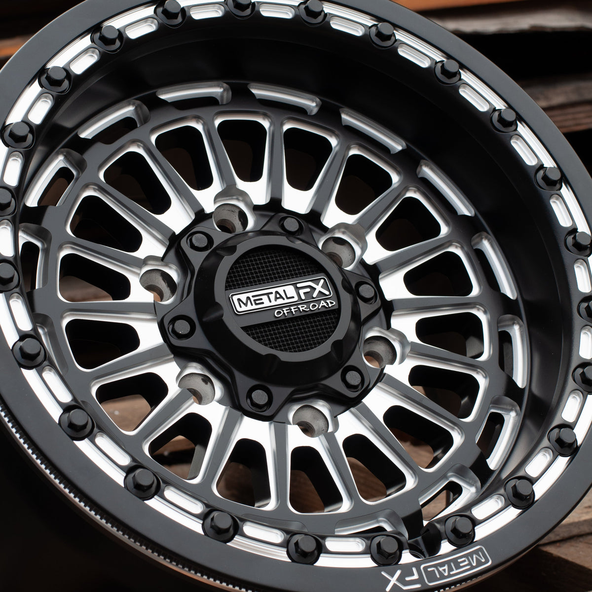 Metal FX Offroad Delta 6R Beadlock UTV wheel