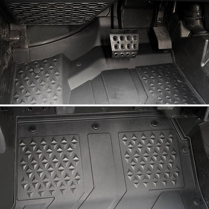 4pcs TPE Floor Mats Anti-Slip Mats for Ranger CREW XD 1500 2024+