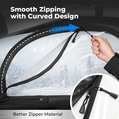 UTV Soft Upper Door Cab Enclosure Set for Polaris RZR XP 1000 / Turbo 2014-2023