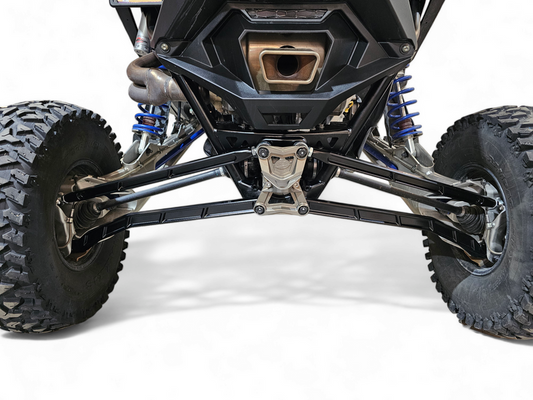 Elektric Offroad 2022+ Polaris RZR Pro R Turbo R Billet High Clearance Radius Rods Anodized Blk