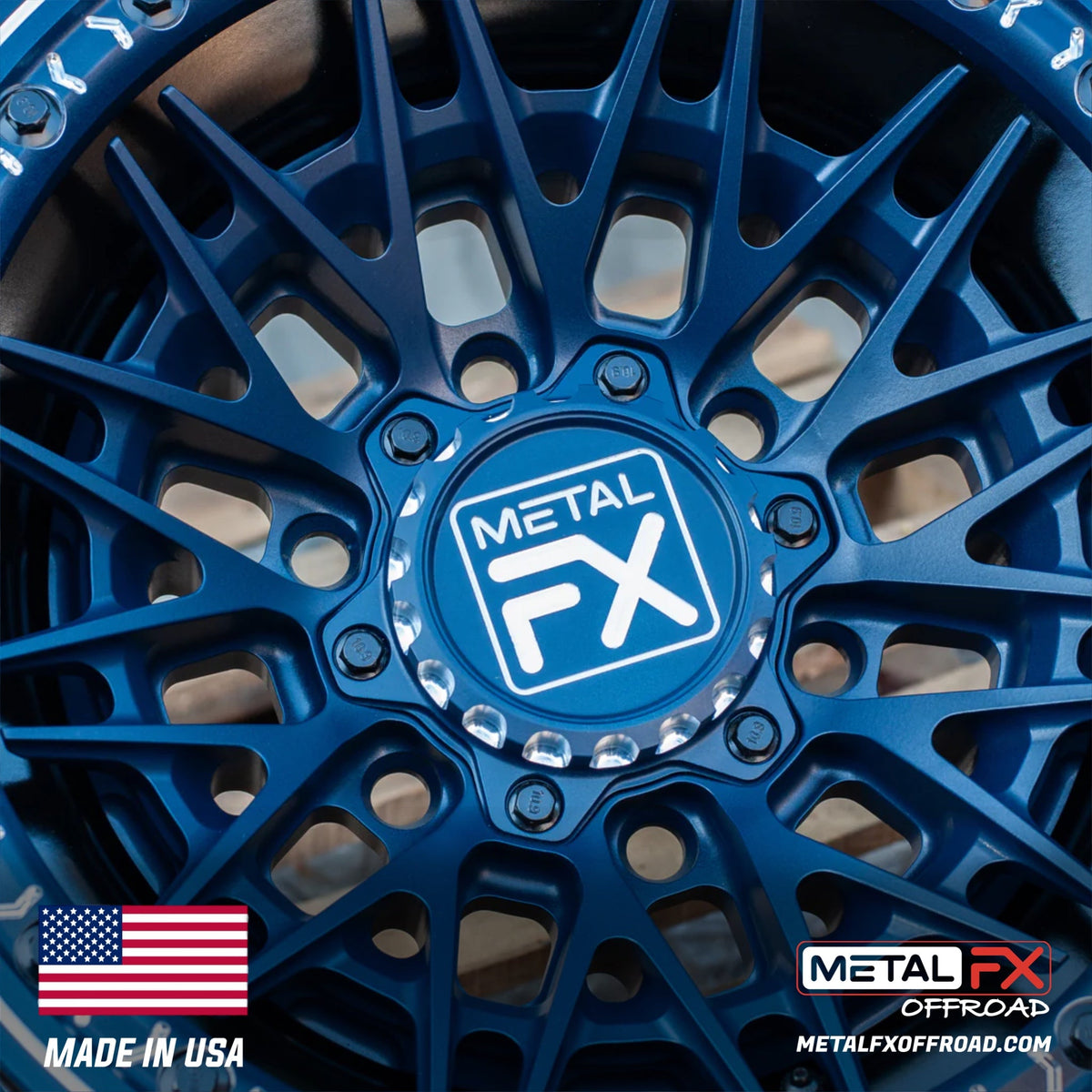Metal FX Offroad Fang 6R Forged 3-Piece Beadlock UTV Wheel