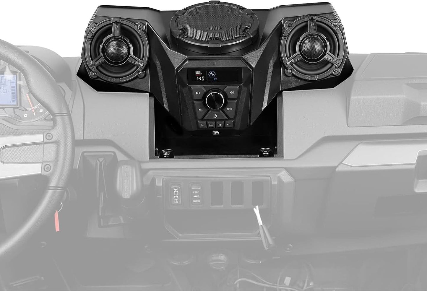 UTV 3-Speaker Audio Kit For Ranger 1000|1000 XP 1000|XP Crew - Kemimoto