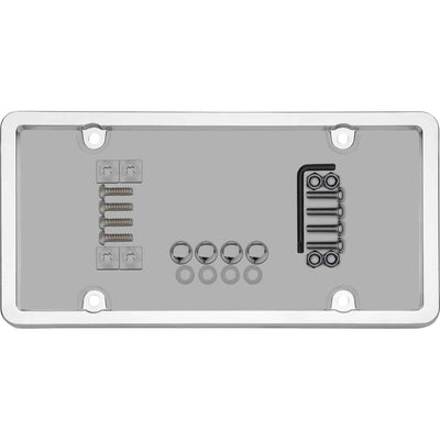 Ultimate Tuf Combo Frame with Shield, Chrome/Smoke
