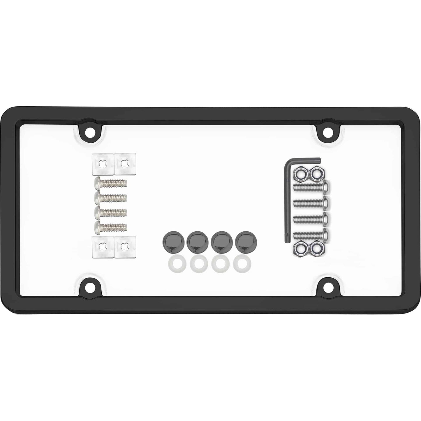 Ultimate Tuf Combo Frame with Shield, Black/Clear