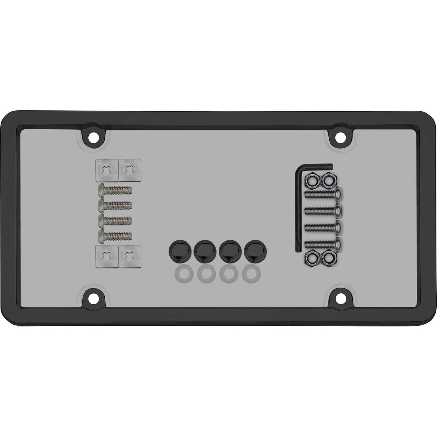 Ultimate Tuf Combo Frame with Shield, Black/Smoke