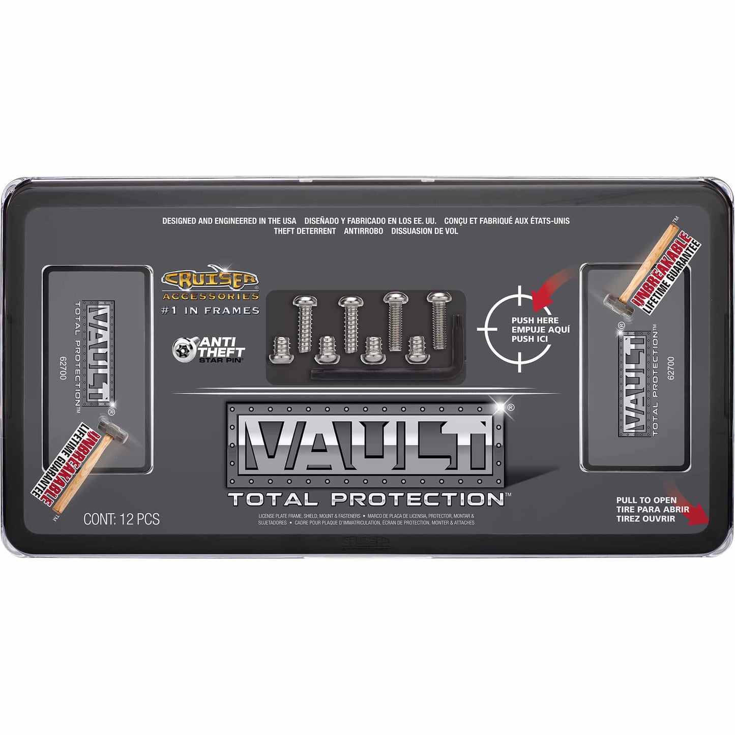 Vault Shield, Black/Clear