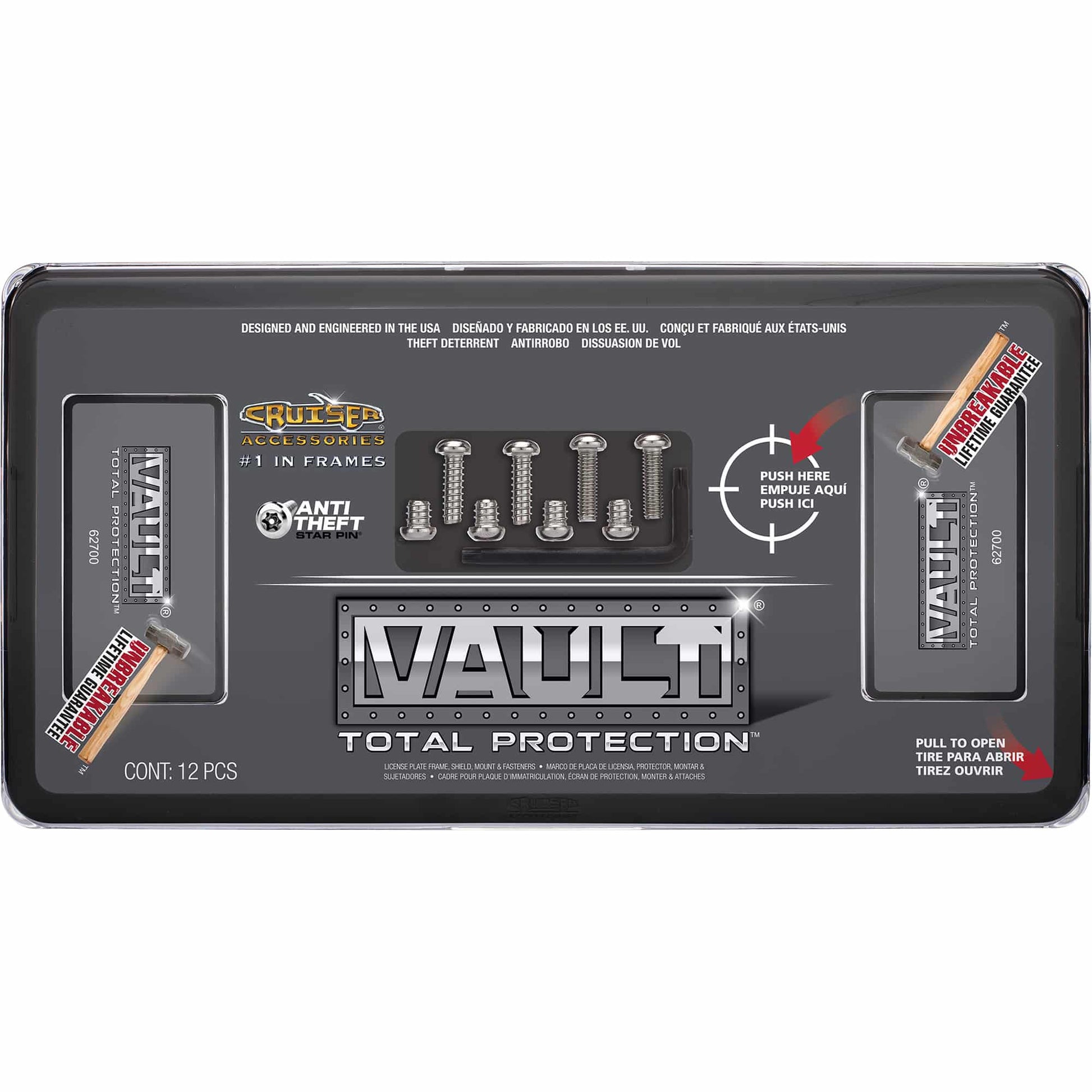 Vault Shield, Black/Clear