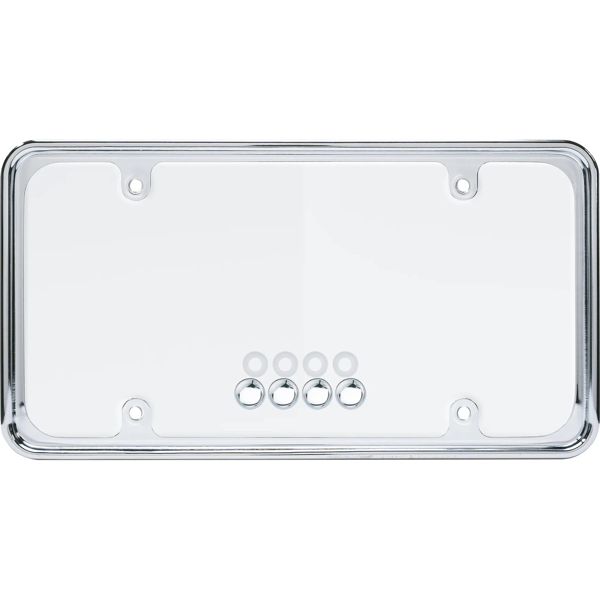 Perimeter Shield and Frame Combo, Chrome/Clear