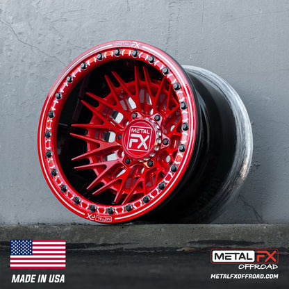Metal FX Offroad Fang 6R Forged 3-Piece Beadlock UTV Wheel