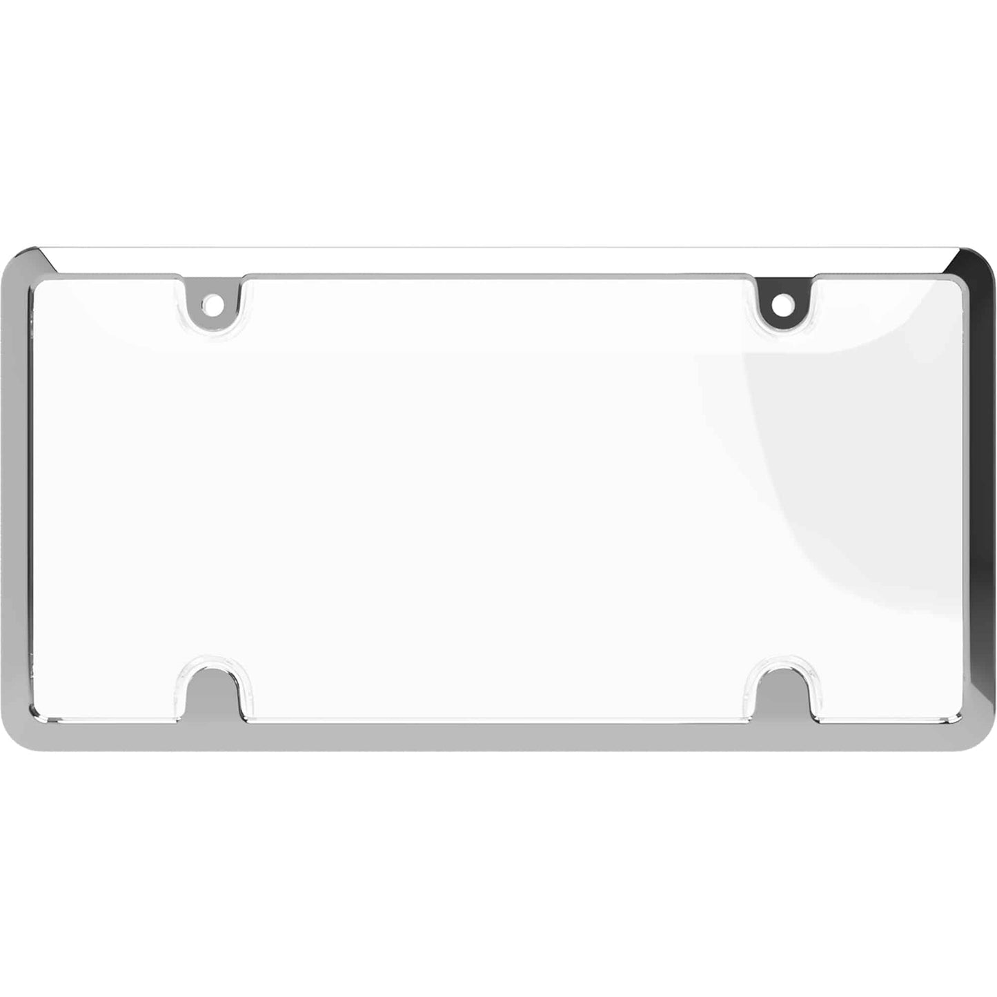 Tuf Metal Combo Frame with Shield, Chrome/Clear