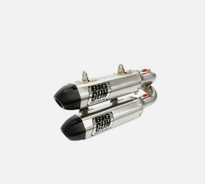 Big Gun Exhaust 11-14 Polaris RZR XP 900/RZR XP 4 900 EXO Stainless Dual Full Syst Exhaust