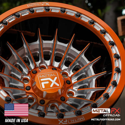 Metal FX Offroad Mobster 6R Forged 3-Piece Beadlock UTV Wheel