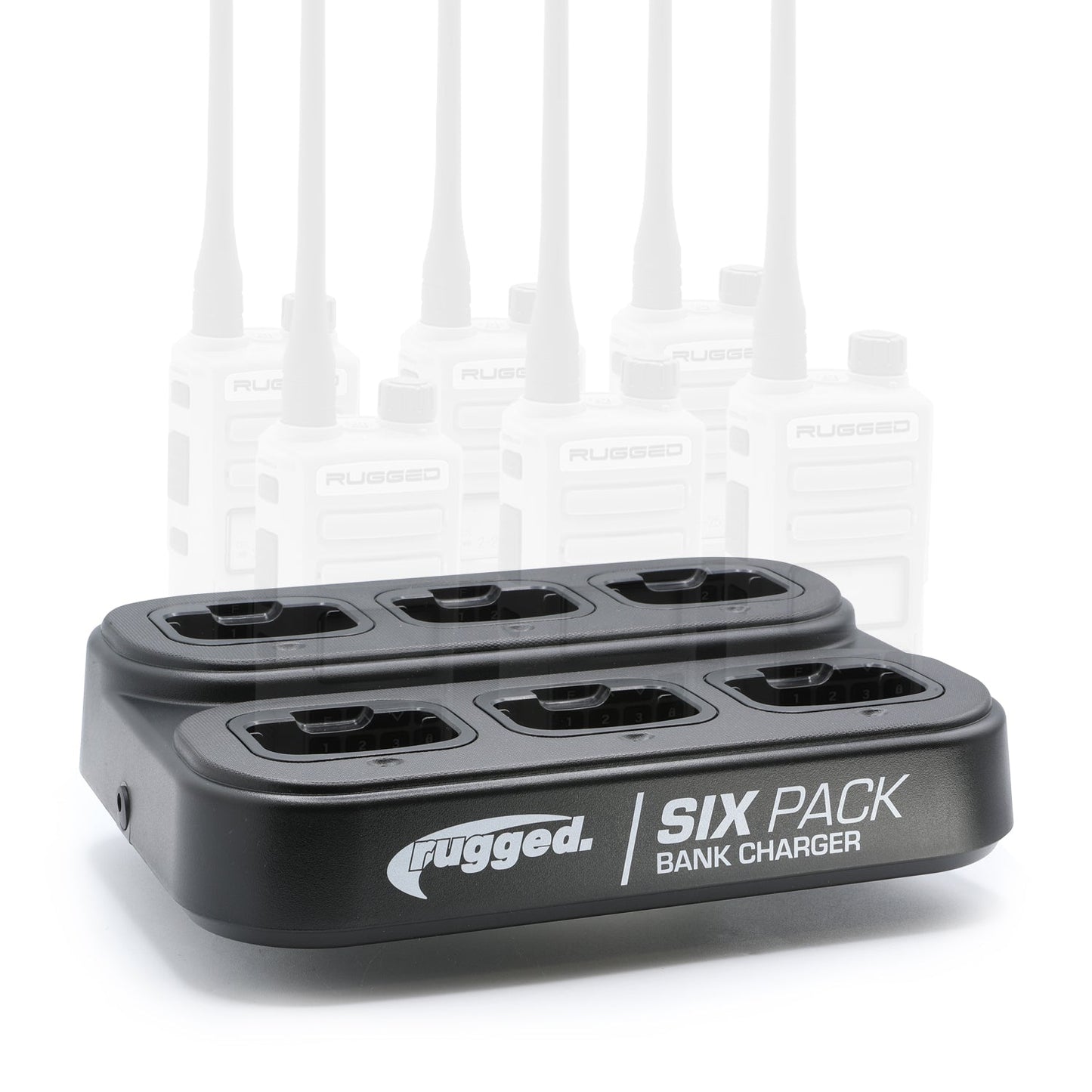 6-Pack Bank Charger for Handheld Radios - V3