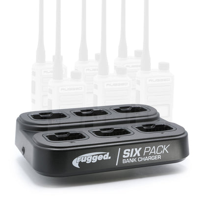6-Pack Bank Charger for Handheld Radios - V3