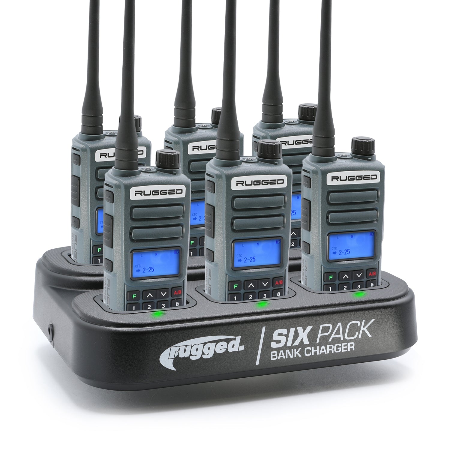 Gmr Networking 6 Pack - Rugged GMR2 PLUS - GMRS and FRS Two Way Handheld Radios with ...