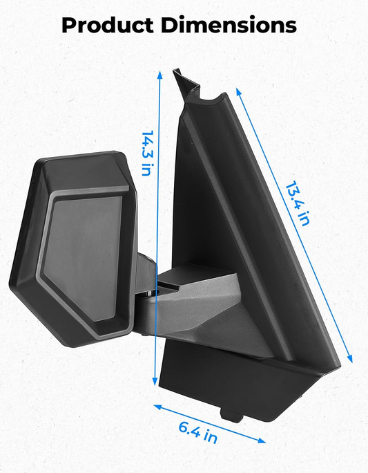 Large Mirror, Adjustable Side Mirrors Compatible with Polaris Xpedition XP/ADV 2024-2025