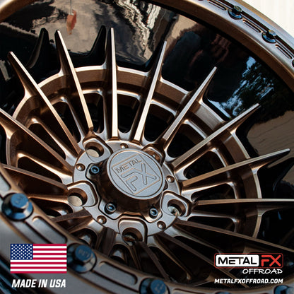 Metal FX Offroad Mobster R Forged 3-Piece Beadlock UTV Wheel