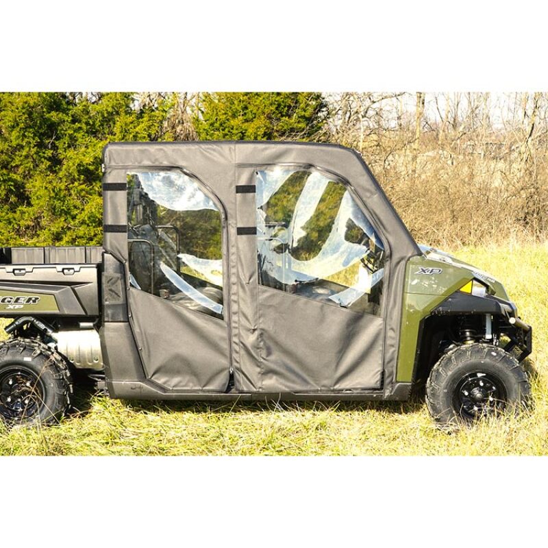 Seizmik 14-19 Polaris 1000 Ranger XP Crew Soft Doors w/ Zippers Kit