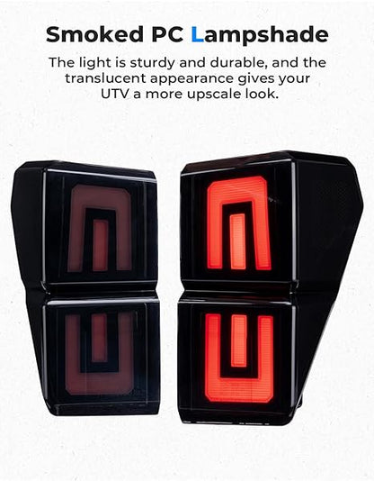 Upgraded Tail Lights for Polaris Ranger 1000 XP/Crew 2018-2024