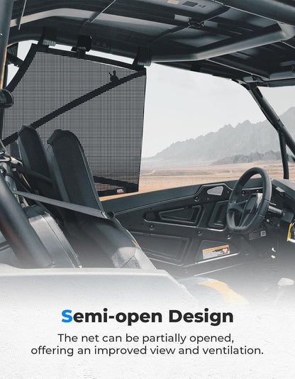 Mesh Shield Protective Door Net for 2014-2023 Polaris RZR XP 1000 - Kemimoto