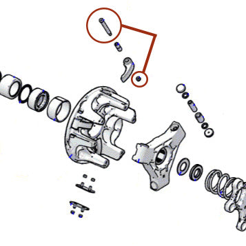 Rpm Rmk Boost / 9R P22 Titanium Clutch Weight Bushed Shift Weight Bolt And Nuts(Qty 3) Oem # 7520585
