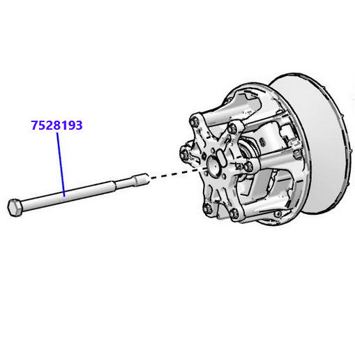 RPM Polaris Patriot Boost / 9r P22 Titanium Primary Clutch Bolt # 7528193 / 7520526 M14X1.5X180