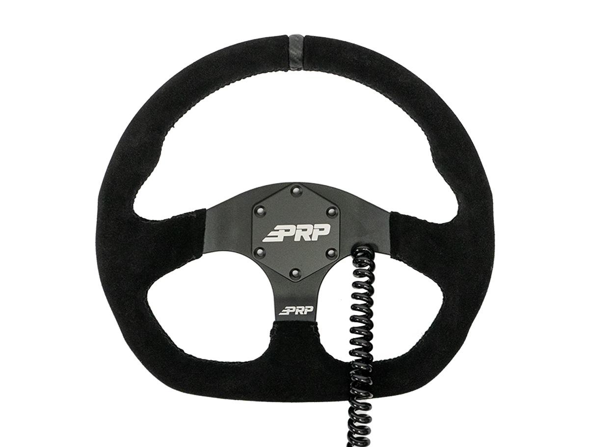 Heated Comp-R Suede Steering Wheel, Black