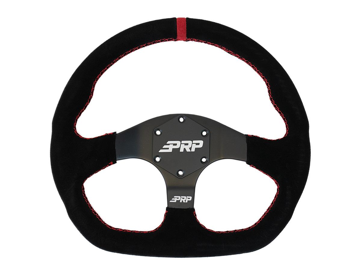 Comp-R Suede Steering Wheel, Red
