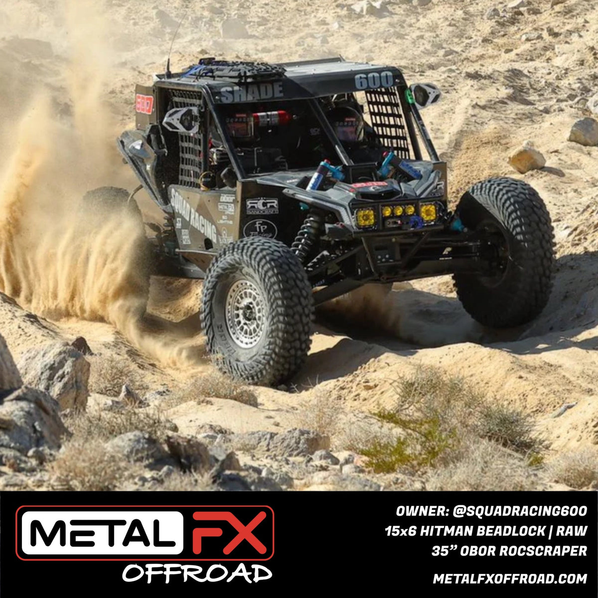 Metal FX Offroad Hitman Beadlock UTV wheel