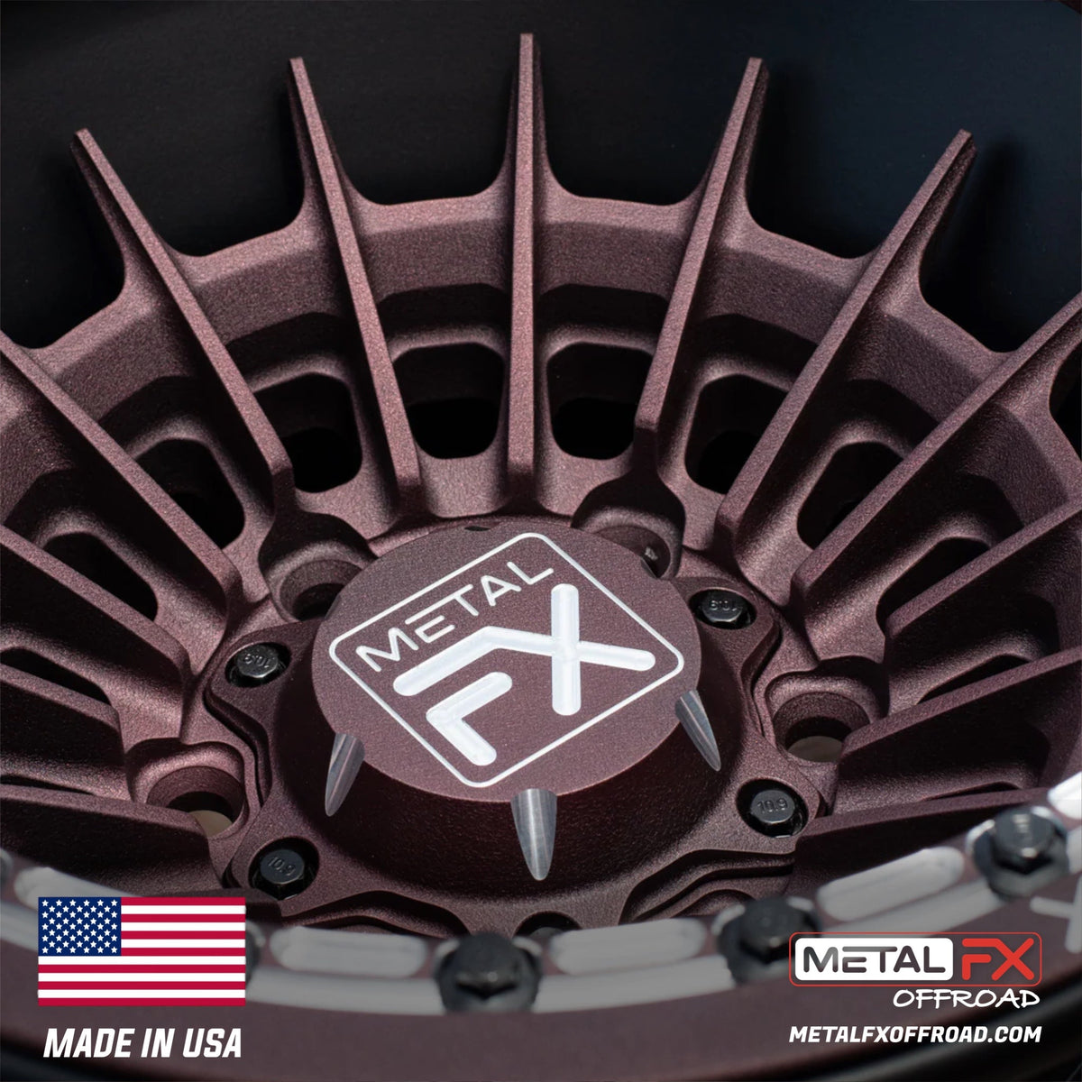 Metal FX Offroad Mobster 6R Forged 3-Piece Beadlock UTV Wheel