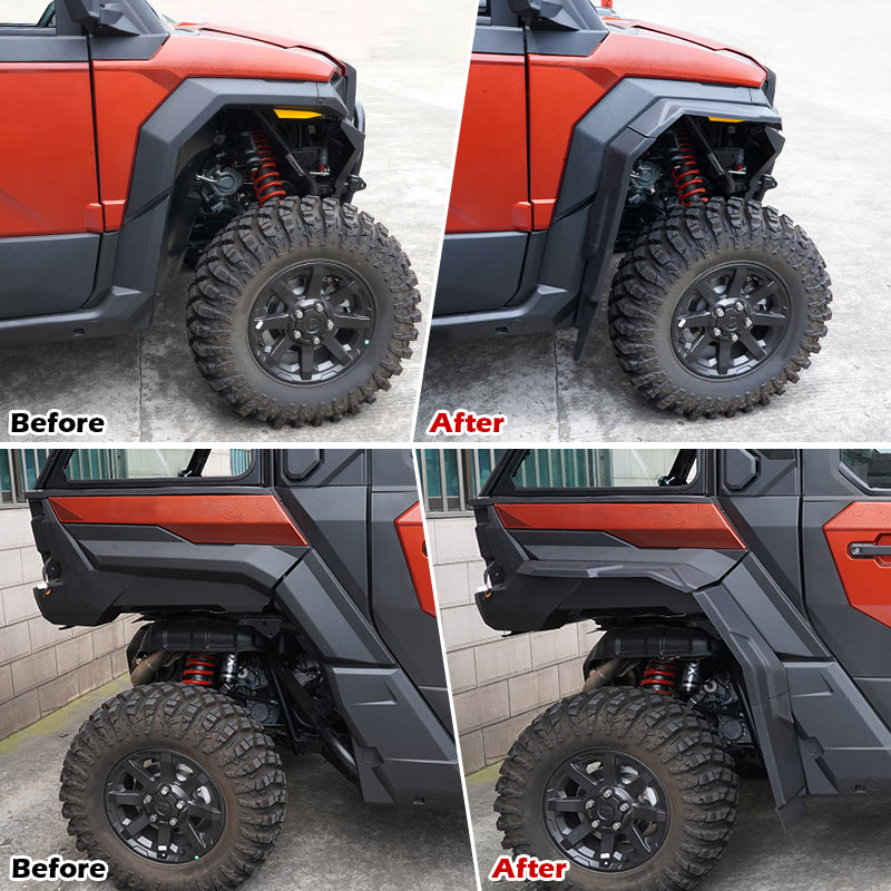 Front and Rear Fender Flares for Polaris XpeditionÂ XPÂ XP5/Â ADVÂ ADV5Â 2024+