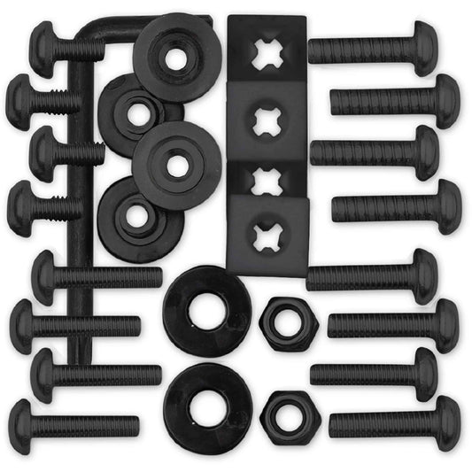 Ultimate License Plate Fasteners Kit, Black