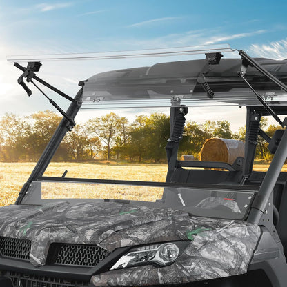 Upgraded Flip Front Windshield For CFMOTO Uforce 1000|1000 XL - Kemimoto
