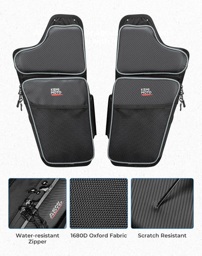 Front Lower Door Bags with Knee for Polaris General 1000/4 2016-2025, 2PCS