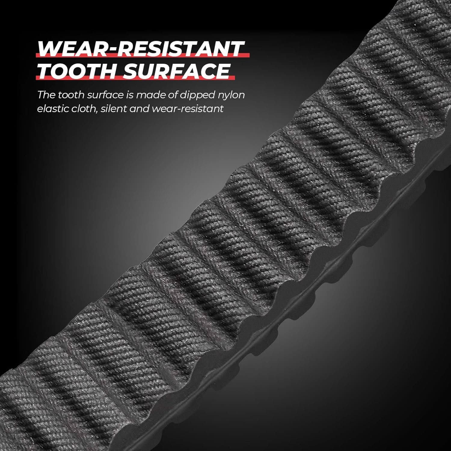Heavy-Duty Carbon Drive Belt for Polaris Sportsman 400/500, Ranger XP 875cc, Scrambler - Kemimoto