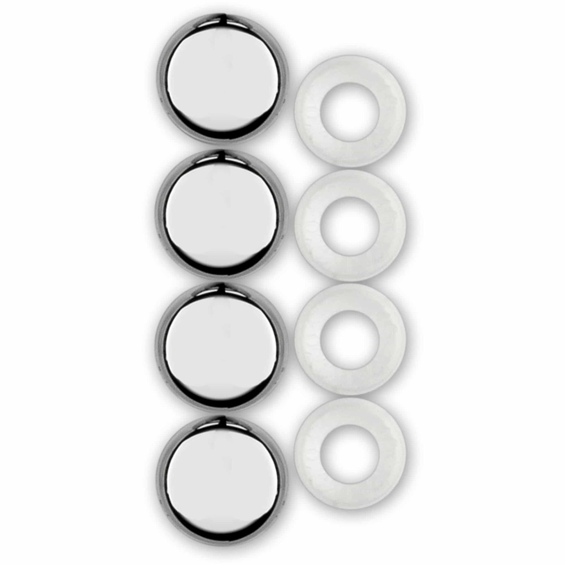 Chrome Fastener Caps