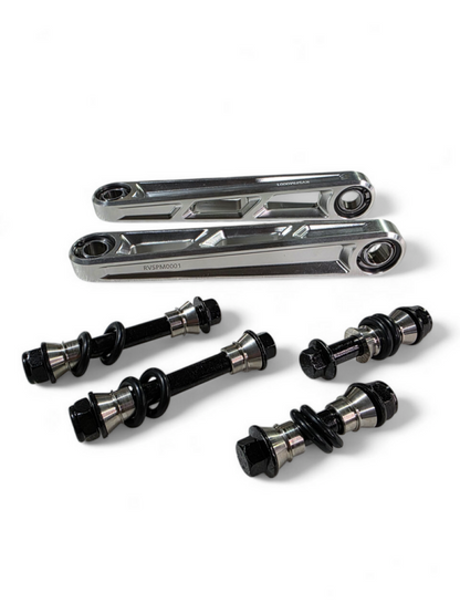 Elektric Offroad 2024+ Can Am Maverick R Front Sway Bar Links Anodized Clear